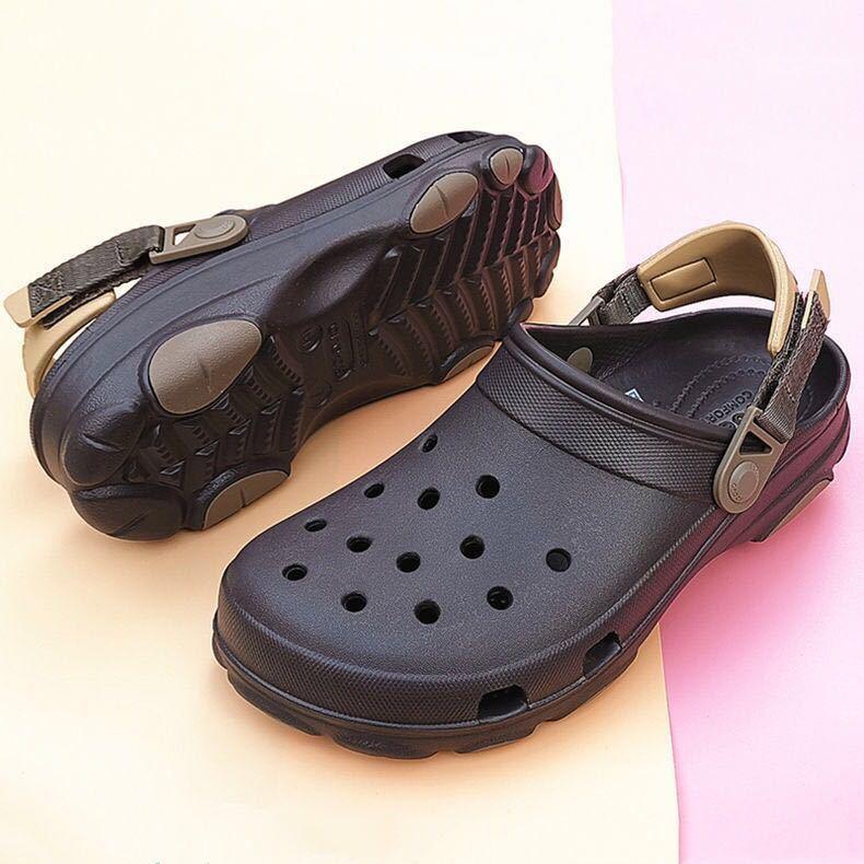 Comfy non-slip beach clogs by Stevvex, perforated upper with back strap and rugged sole on Tampa Home & Garden Store