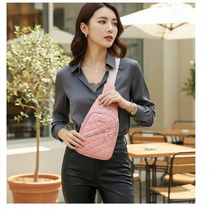Women's Nylon Crossbody Bag for Travel and Hiking