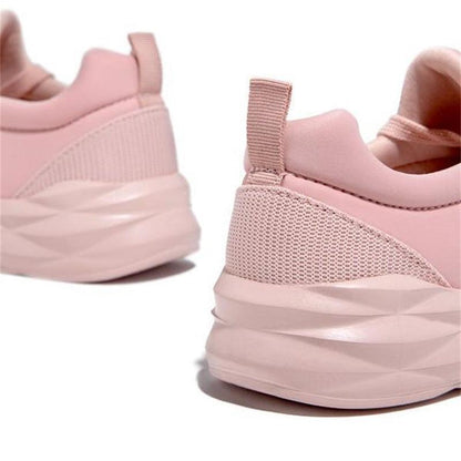 Womens Stevvex Sneakers pink breathable knit upper with back pull tab and cushioned sole on Tampa Home & Garden Store