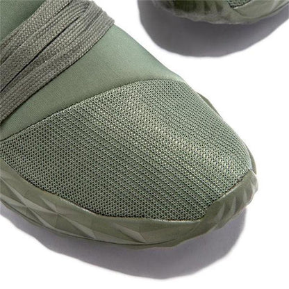 Stevvex Womens Sneakers olive green breathable mesh upper with cushioned sole on Tampa Home & Garden Store