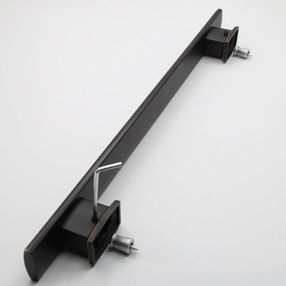 Antique black door pull handle, long surface-mounted barn-style cabinet pull Stevvex on Tampa Home & Garden Store