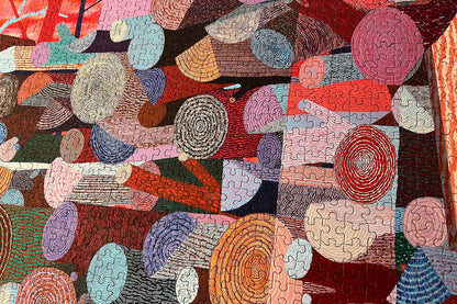 Woodpile 1000 Piece Puzzle by Benjamin Degen