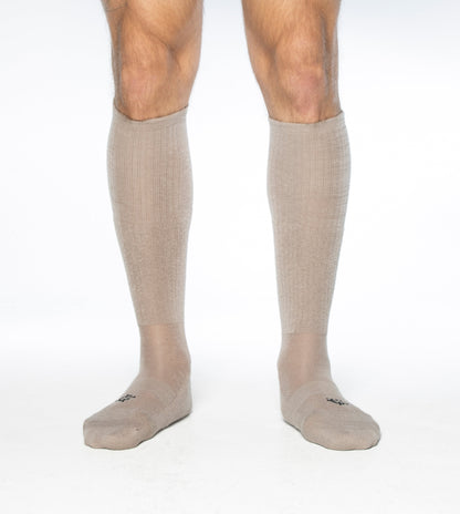 Wool BEAST OTC over-the-calf socks tan knee socks military/tactical by Covert Threads on Tampa Home & Garden Store