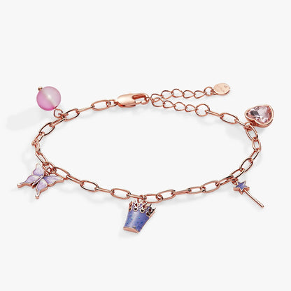 Wizard of Oz Good Witch Charm Bracelet by ALEX AND ANI rose-gold tone chain on Tampa Home & Garden Store