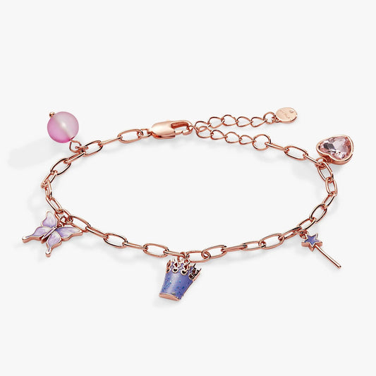 Wizard of Oz Good Witch Charm Bracelet by ALEX AND ANI rose-gold tone chain on Tampa Home & Garden Store