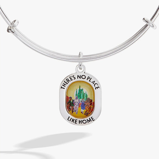 Wizard of Oz Bangle There's No Place Like Home by ALEX AND ANI, silver-tone bracelet on Tampa Home & Garden Store