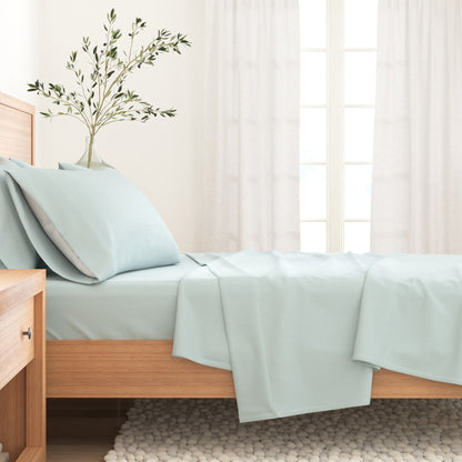 Soft and Natural Cotton Flannel Sheet Set