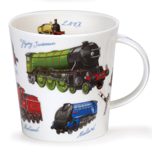 Dunoon Cairngorm Bone China Mug - Classic Collection Trains