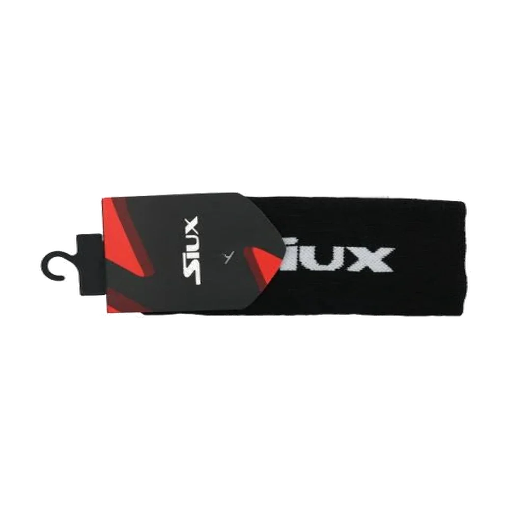 Club Wristband Large black wristband with white Siux logo and red tag by Siux USA on Tampa Home & Garden Store