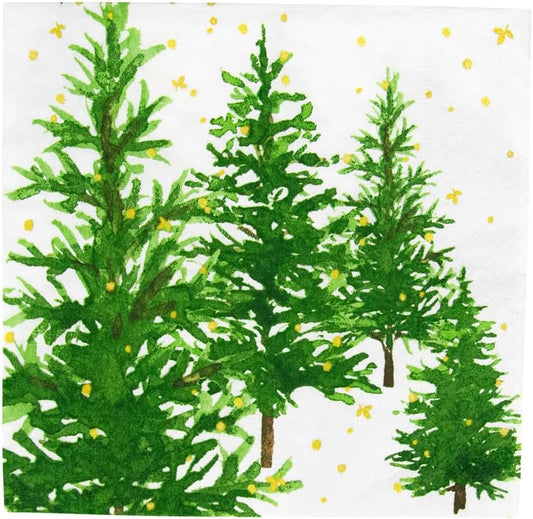 Déjeuner de serviettes de Noël blanches