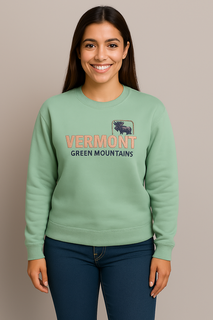 Sweat-shirt Vermont Cornered Moose -