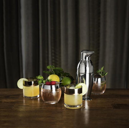 Stainless Steel Penguin Cocktail Shaker and Gifts