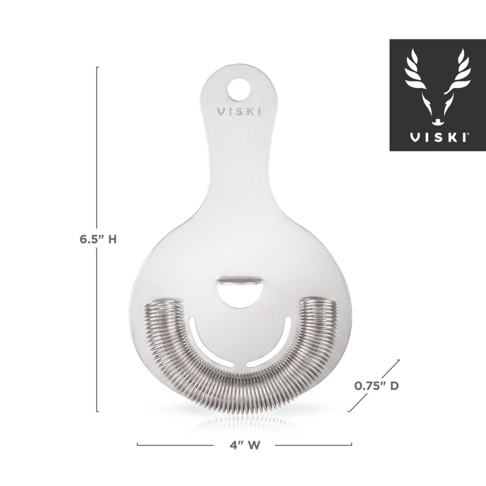 Harrison Stainless Steel Hawthorne Strainer