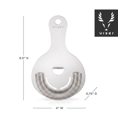 Harrison Stainless Steel Hawthorne Strainer