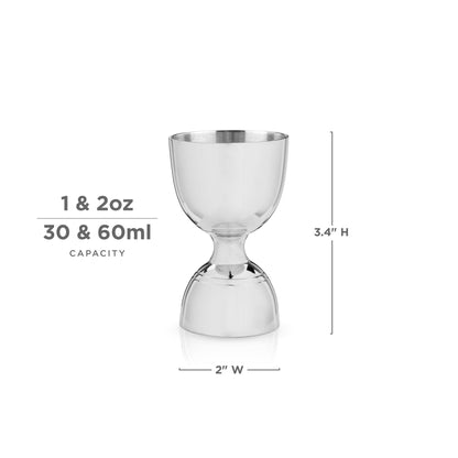 Harrison Canterbury Stainless Steel Jigger