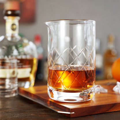 Professional Crystal Mixing Glass for Bartenders