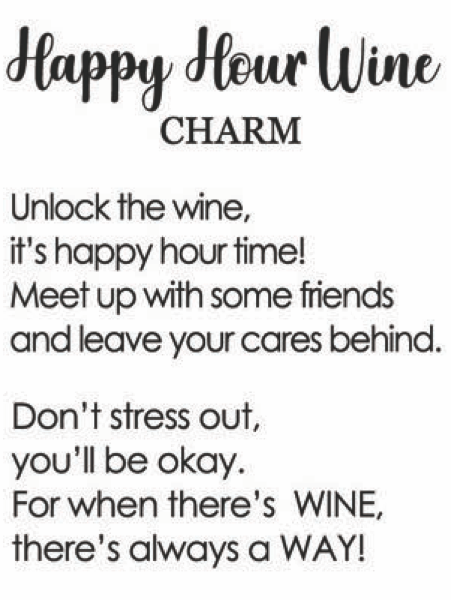 Encanto del vino para la hora feliz - Vino blanco