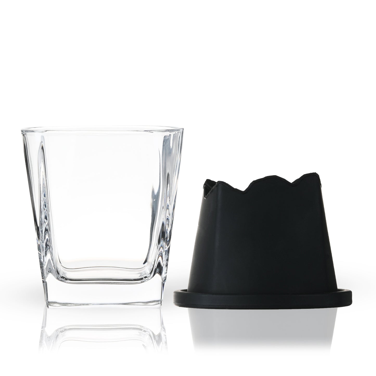 Mountain Silicone Ice Mold and Glass Set