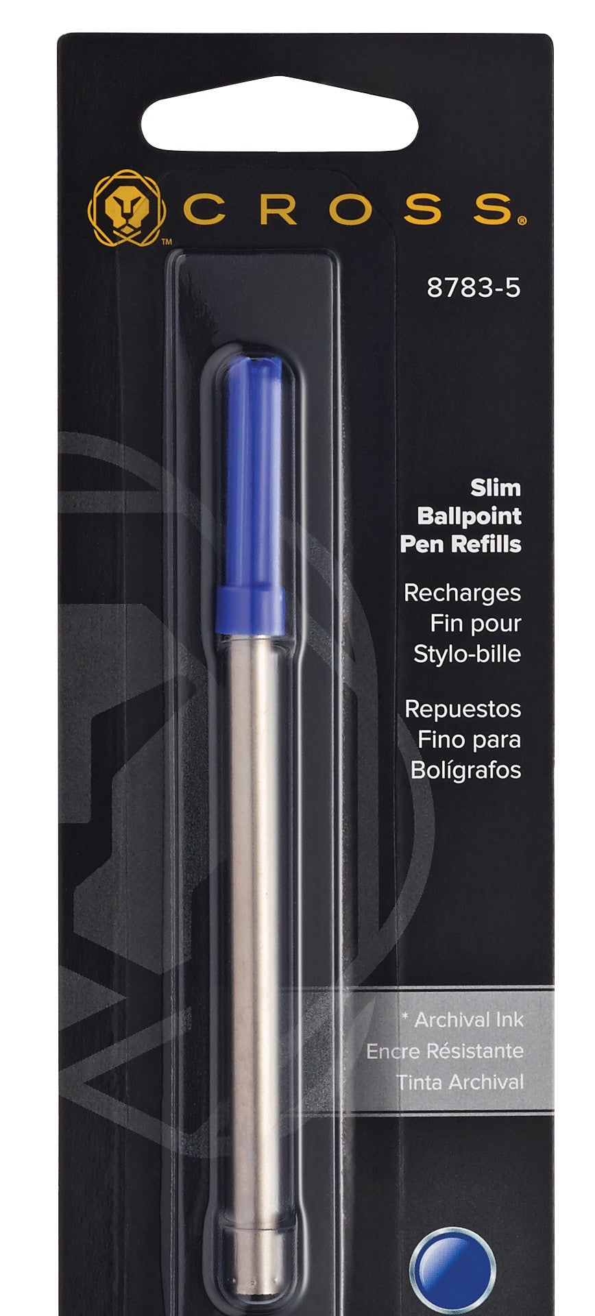 Cross Slim Ballpoint Pen Refill blue single pack on Tampa Home & Garden Store