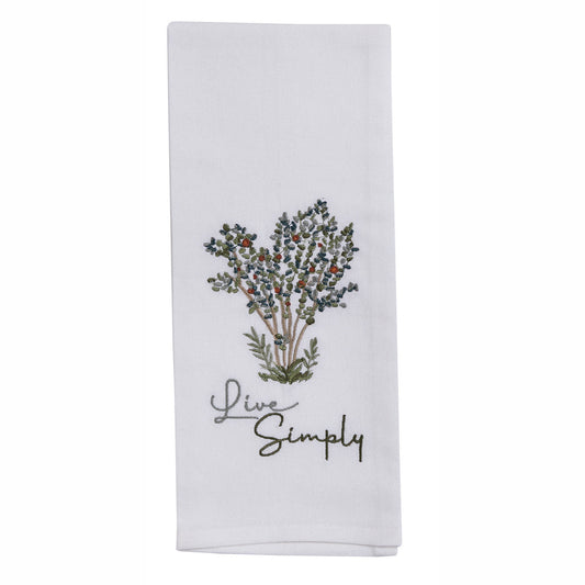 Live Simply Decorative Dish Towel