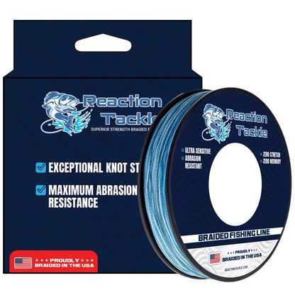 Línea de pesca Reaction Tackle TRENZADA EN EE. UU. - 4X - NUEVA