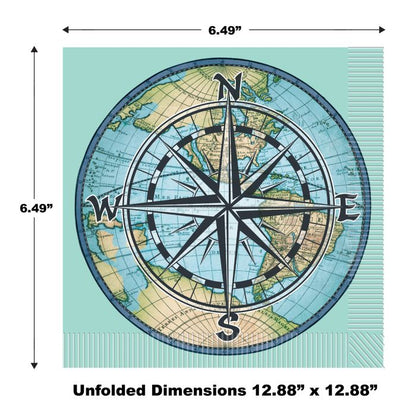 Bon Voyage Lunch Napkin