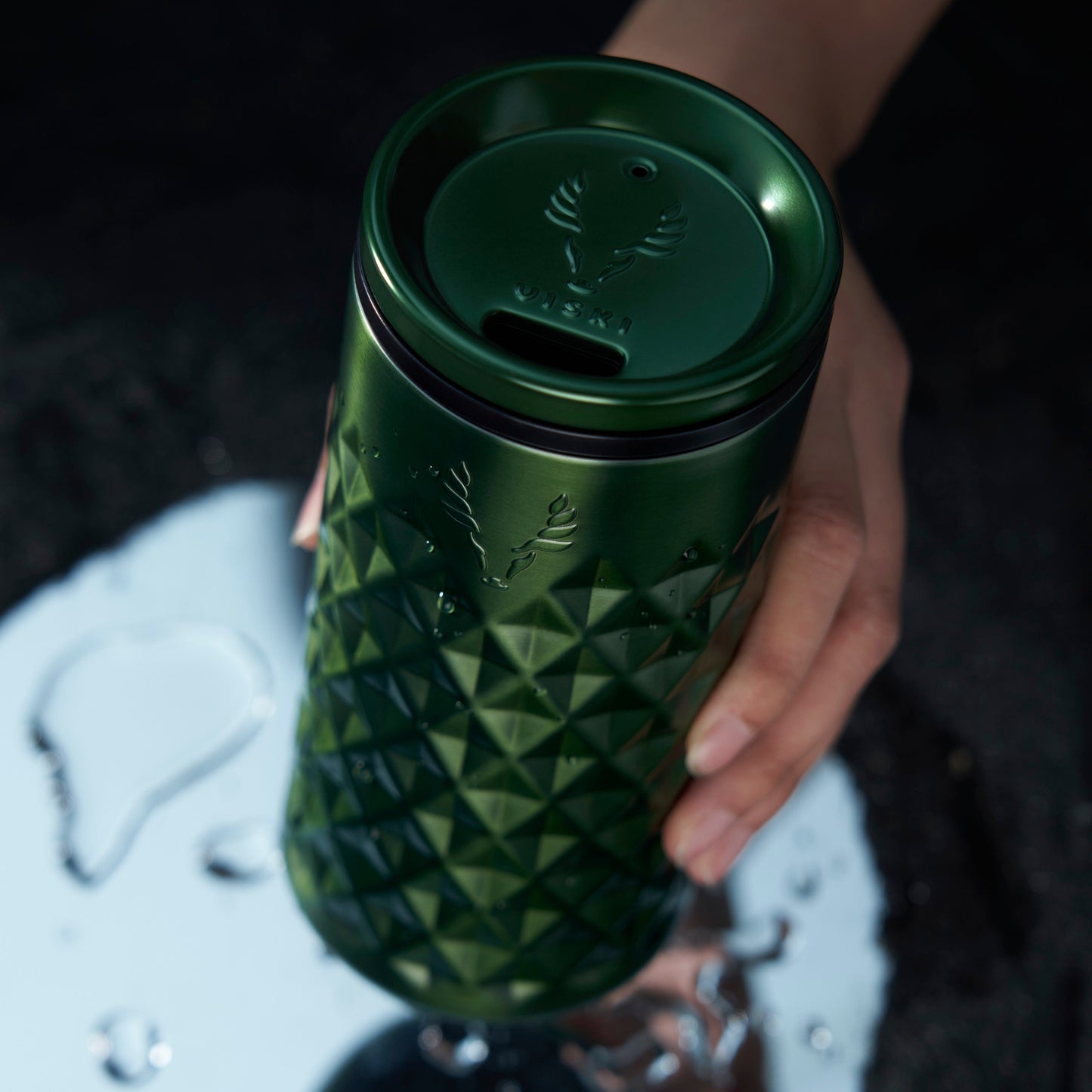Paragon Steel Highball Tumbler in Satin Green