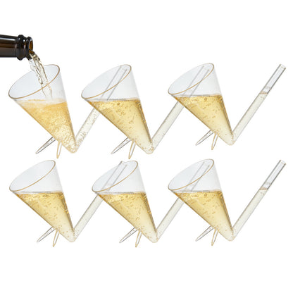 Festa Acrylic Champagne Shooter Set of Six