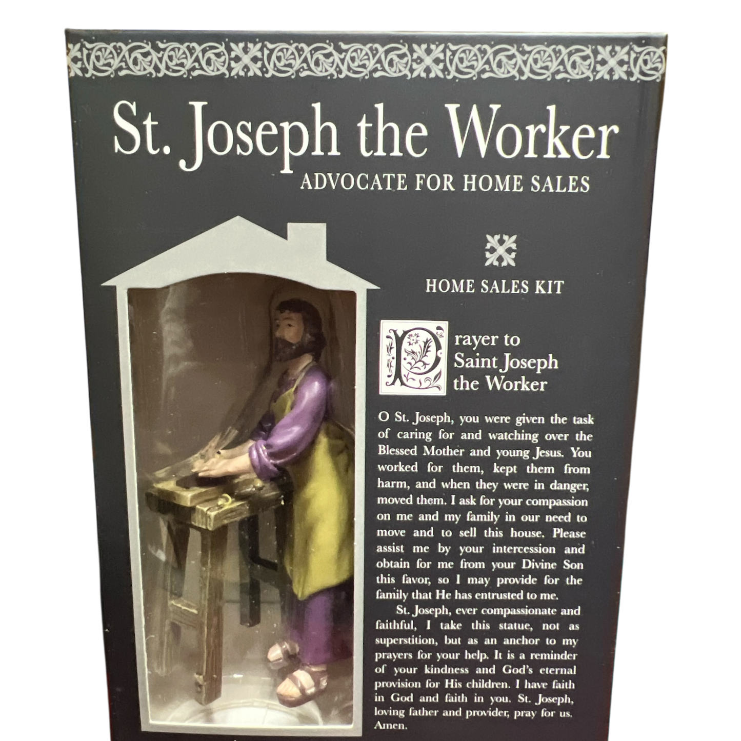 San José Obrero - Figura de la Natividad a escala de 4 pulgadas