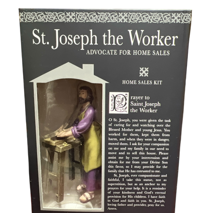 San José Obrero - Figura de la Natividad a escala de 4 pulgadas