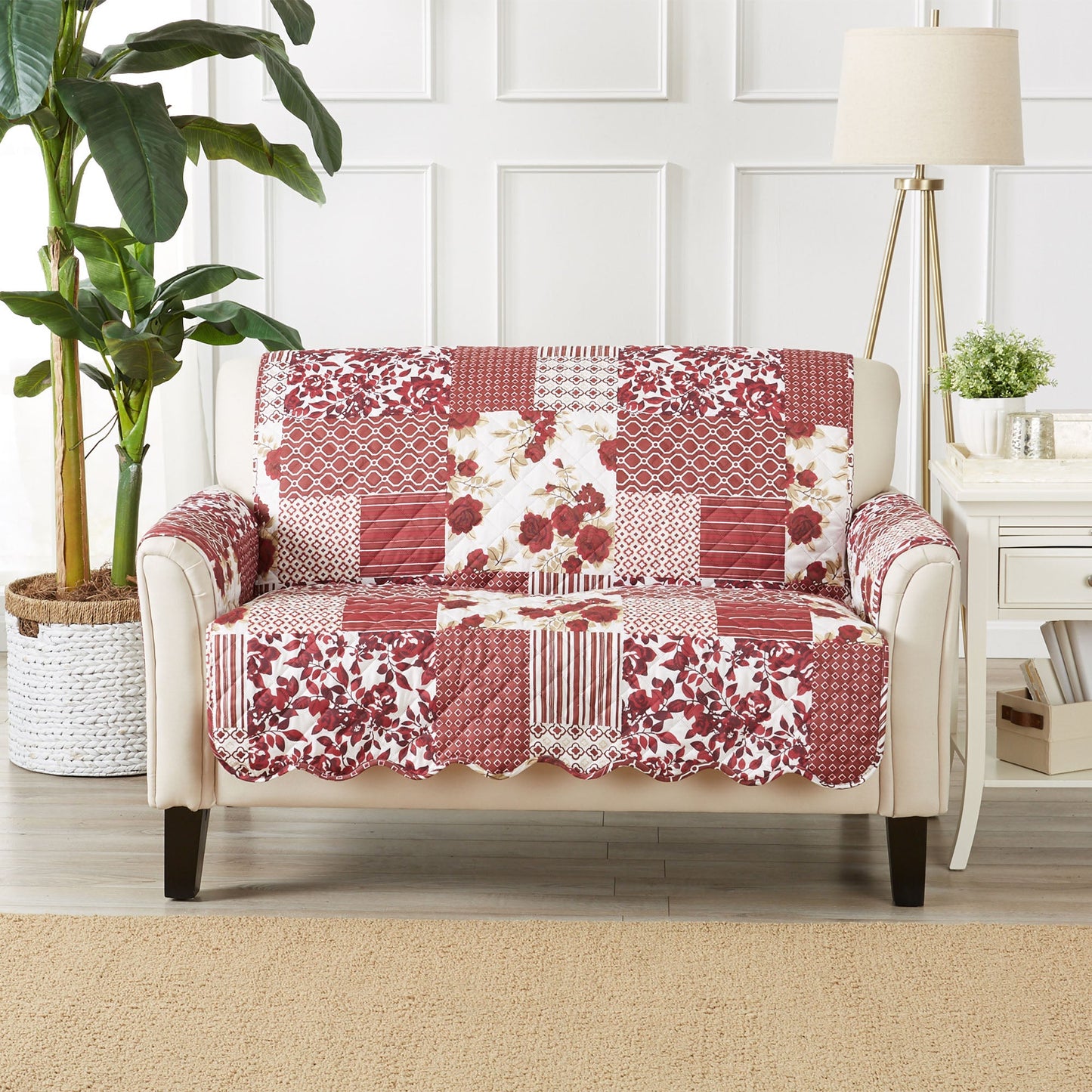 Reversible Floral Patchwork Furniture Cover