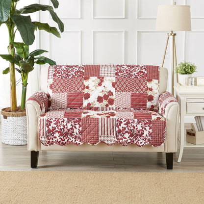 Reversible Floral Patchwork Furniture Cover