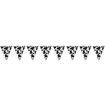 Bannière à motif vache