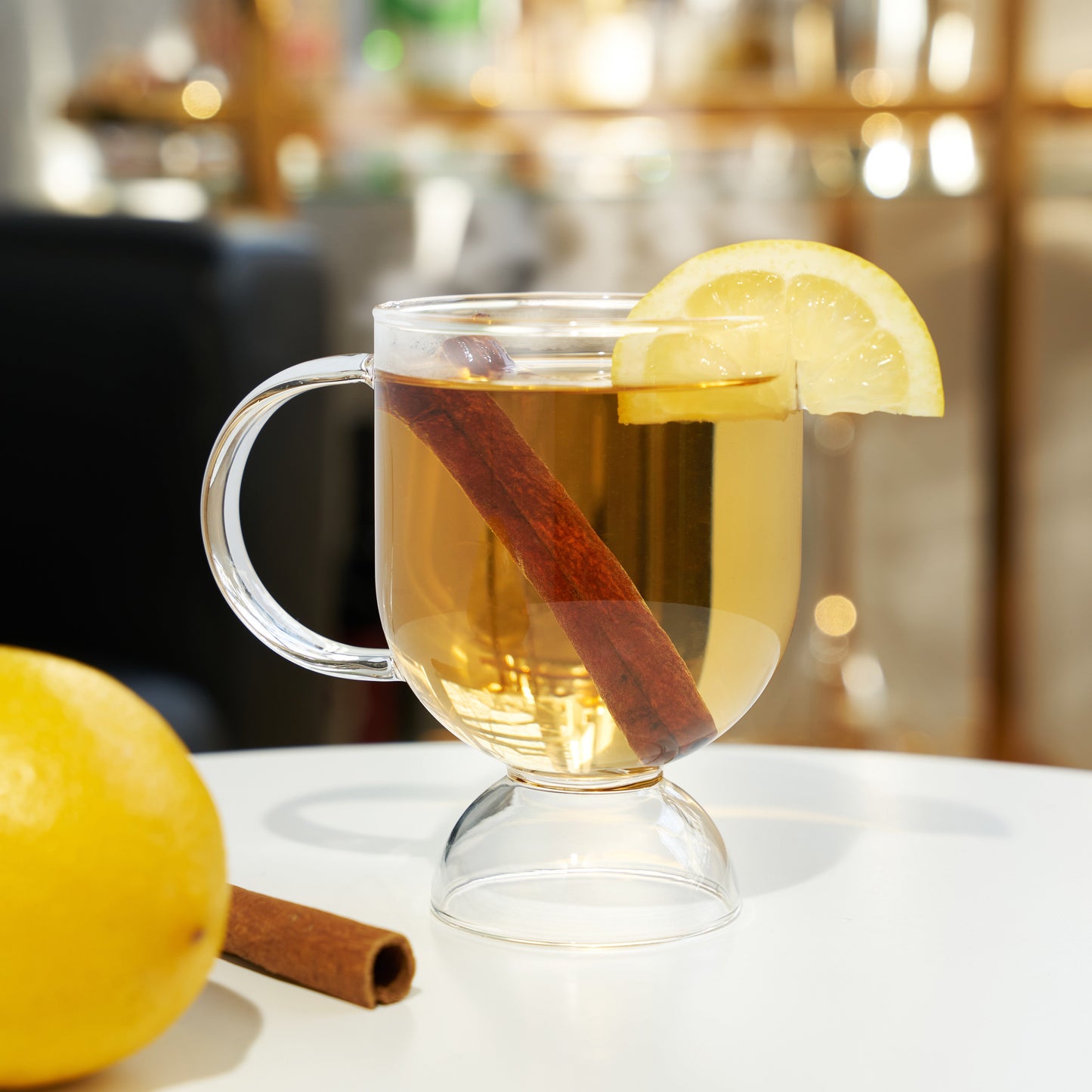 Raye Hot Toddy Glasses Set of 2 Clear Glass
