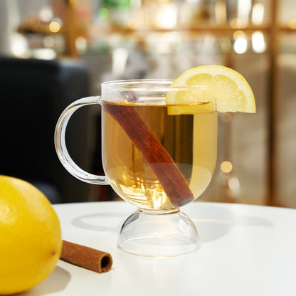 Raye Hot Toddy Glasses Set of 2 Clear Glass
