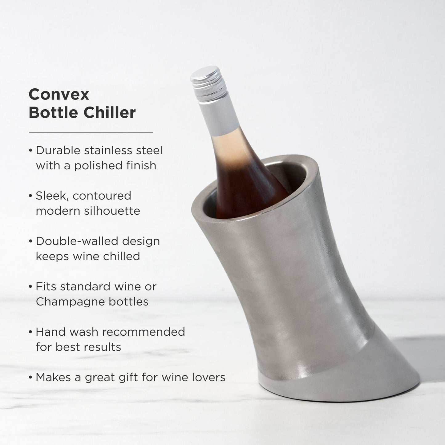 Stainless and Modern Wine Bottle Chiller