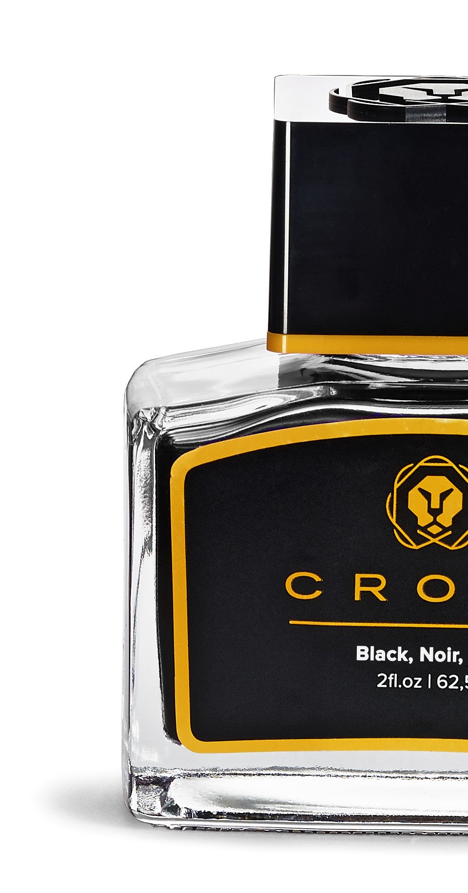 Cross fountain pen ink Black bottle with black label and yellow trim, 2 fl oz on Tampa Home & Garden Store