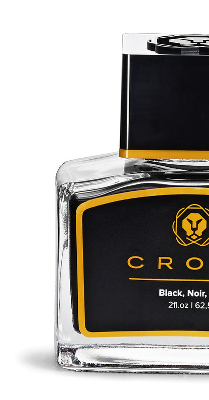 Cross fountain pen ink Black bottle with black label and yellow trim, 2 fl oz on Tampa Home & Garden Store