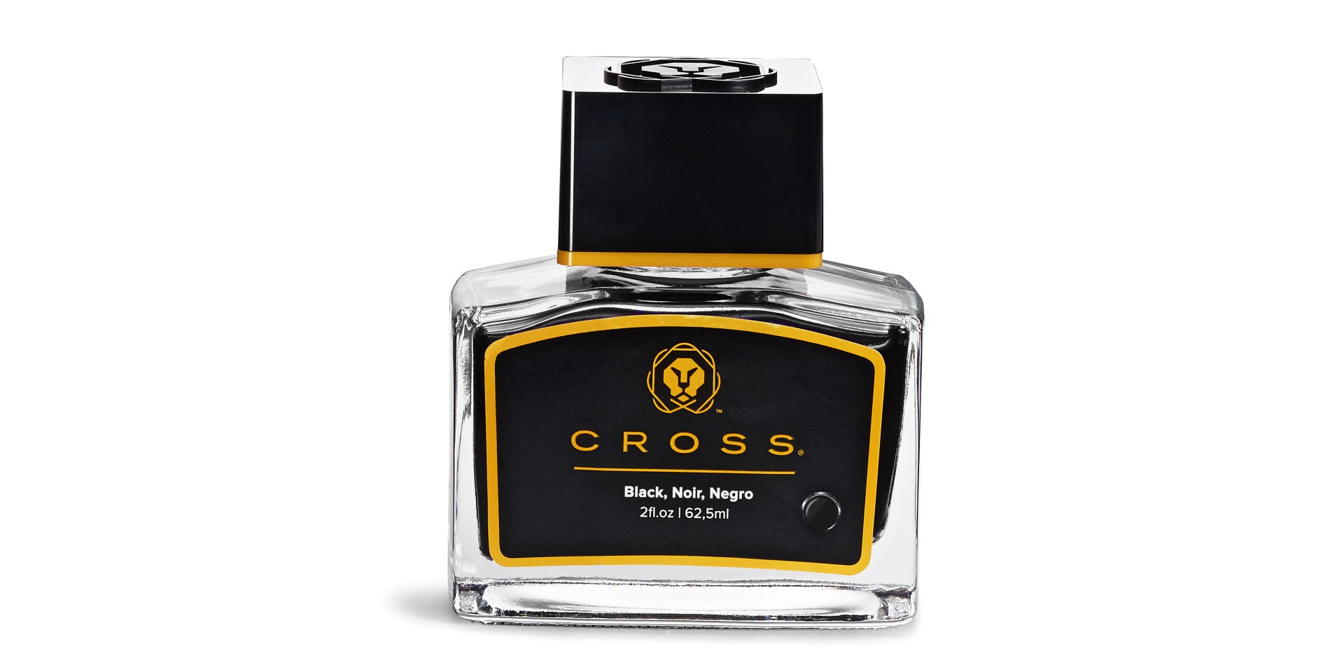 Cross fountain pen ink Black bottle with black label and gold trim, 2 fl oz (62.5 ml) on Tampa Home & Garden Store