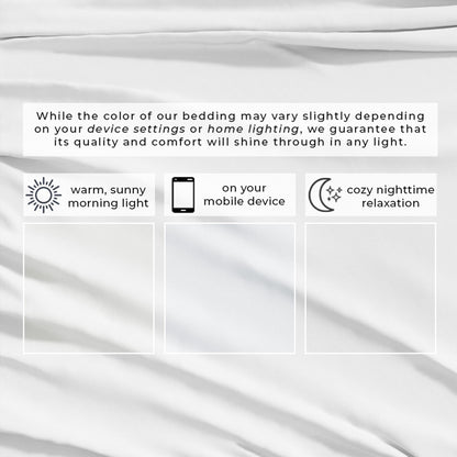 Heathered Jersey and Cotton Blend Bed Sheets