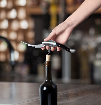 Admiral Heavy Corkscrew with Ebony Wood Handle
