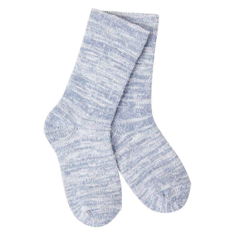 Mouse Creek Slub Socks - Dusty Blue - Infant Size 12-24 months