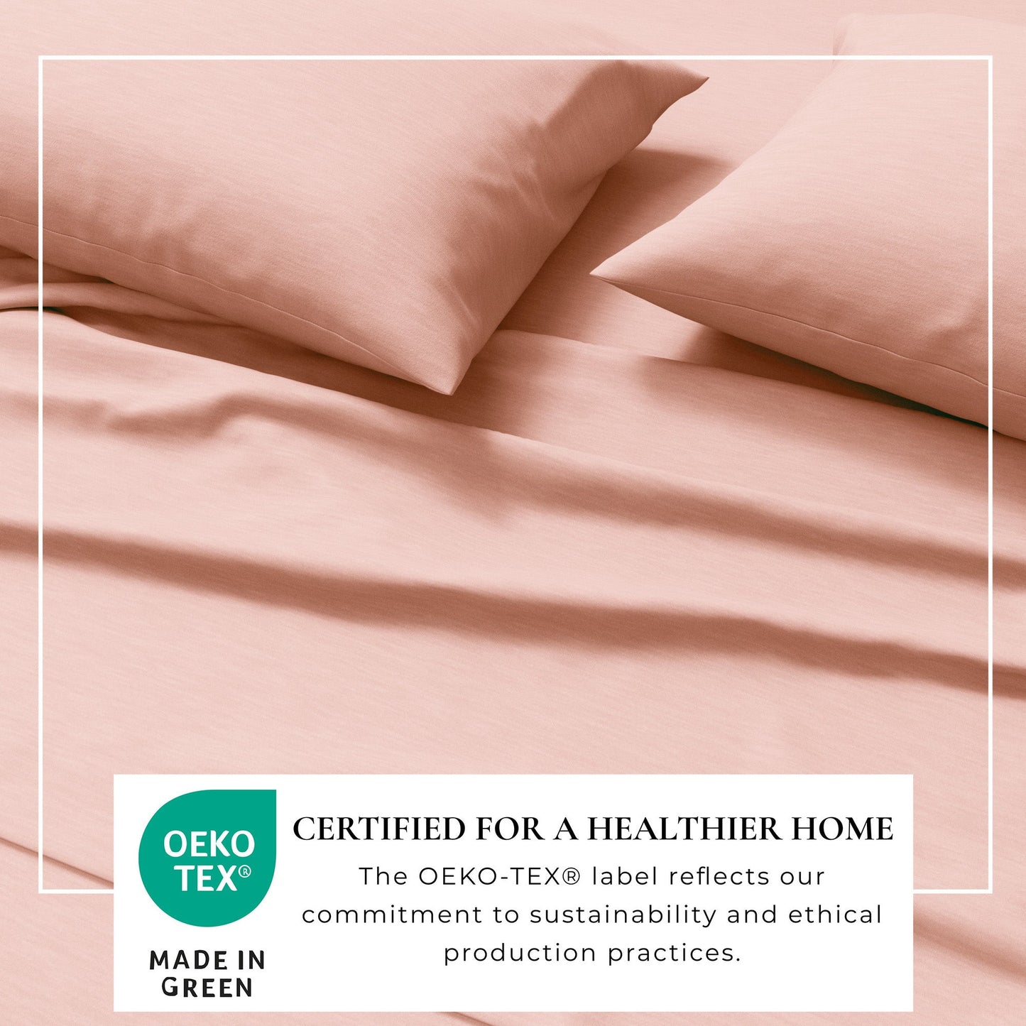 Heathered Jersey and Cotton Blend Bed Sheets
