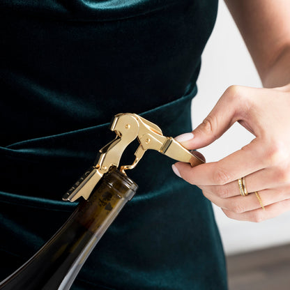 Viski Belmont Waiter Corkscrew and 24K Gold Plate