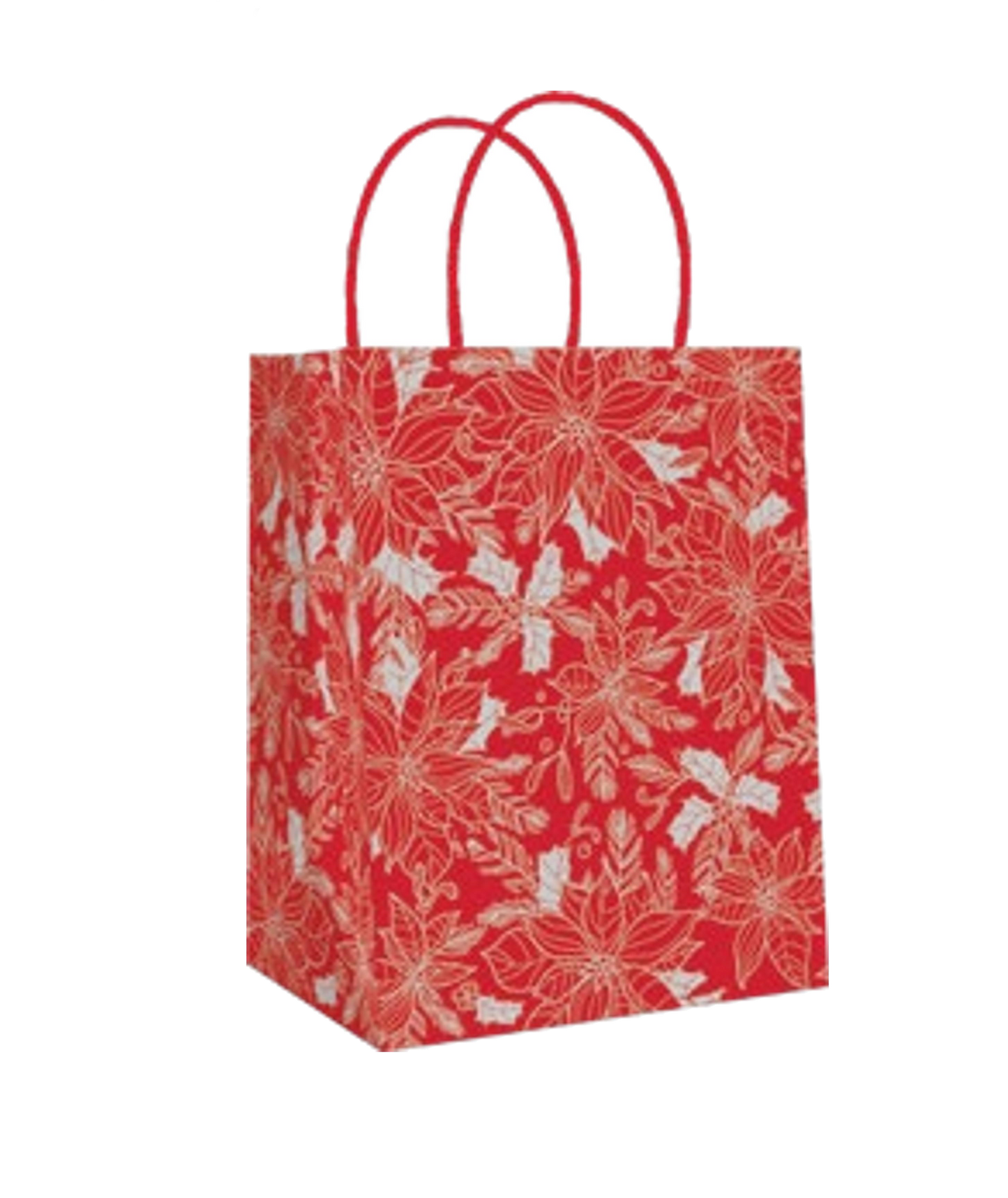 Holiday Medium Kraft Gift Bags -