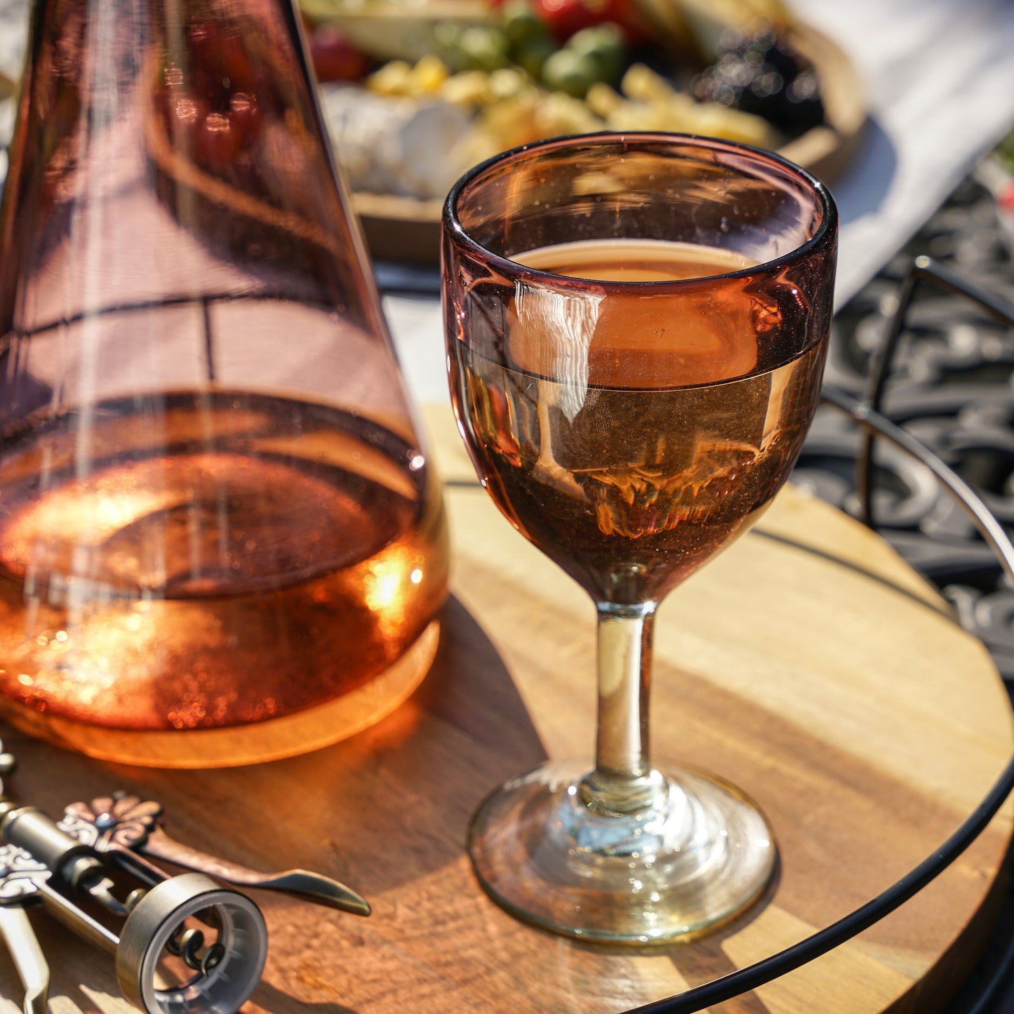 Segunda Vida Recycled Stemmed Wine Glasses