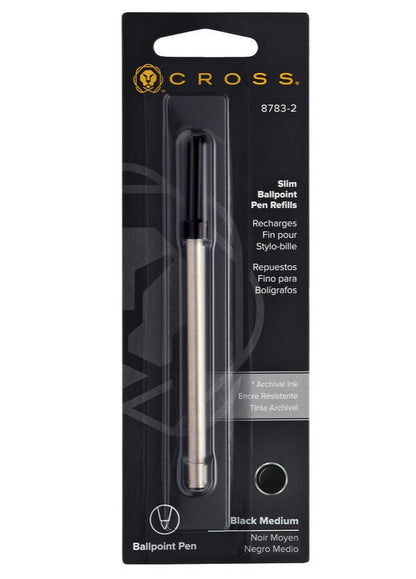 Cross Slim Ballpoint Pen Refill Black by A.T. Cross single pack on Tampa Home & Garden Store