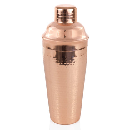Hammered Copper Shaker and Built In Strainer