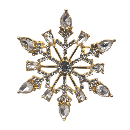 Enamel Finish Pin - Snowflake - Tampa Home & Garden Store