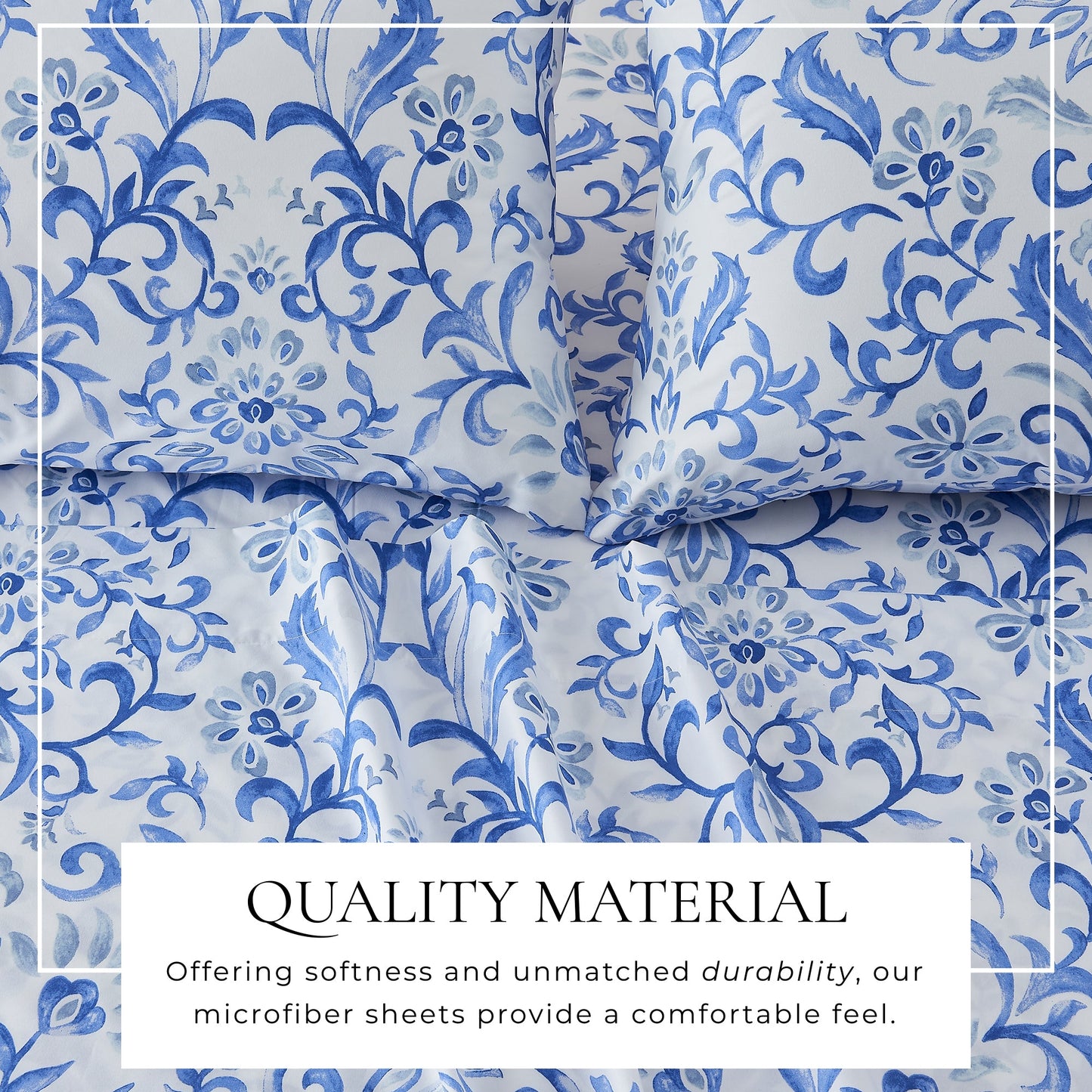Watercolor Floral Sheet Set and a Pillowcase